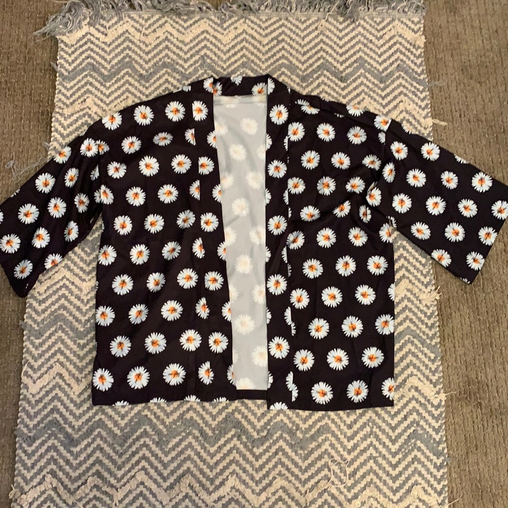 Silk Flower Kimono Size L